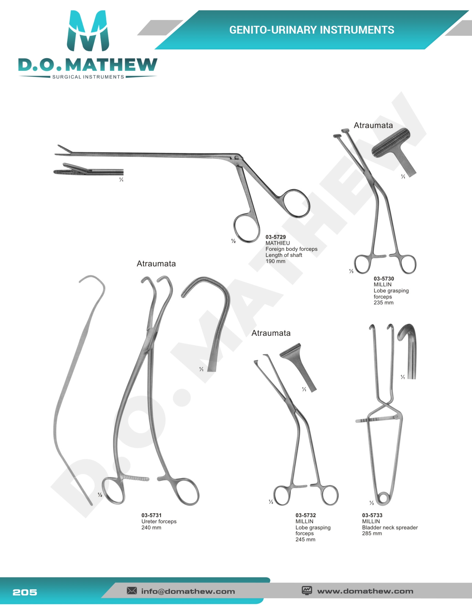 Gall Duct Forceps Probes Scissors Kidney Forceps, Urinary Instruments, Trocars